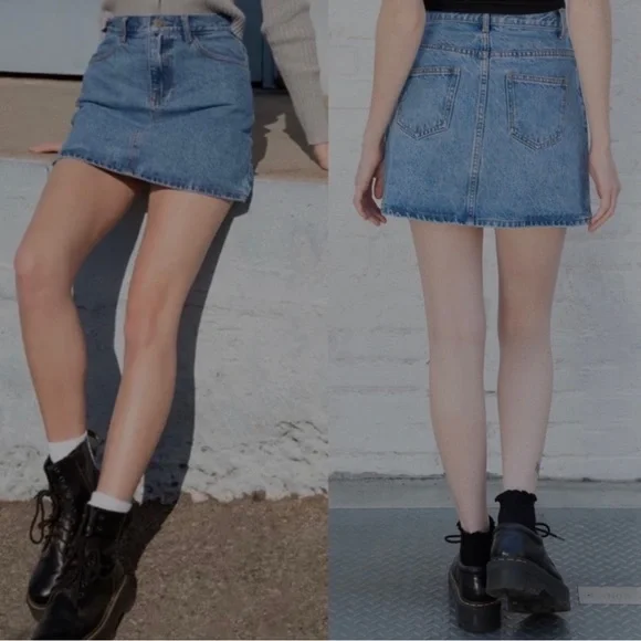 Brandy Melville Maxi Denim Skirts 90s Black Denim Skirt Brandy 2025